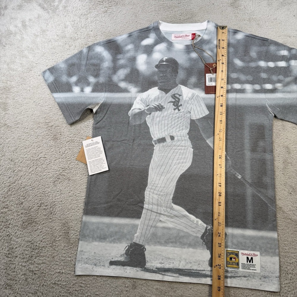 Mitchell & Ness Bo Jackson Chicago White Sox T-Shirt Mens Medium MLB Highlight - Picture 6 of 9